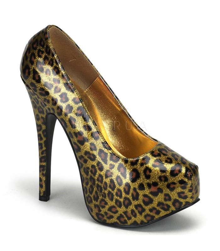 Plateau Pumps TEEZE-37 - Gold