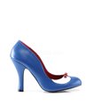 Pin Up Couture Pumps SMITTEN-05 Navy Blau-Weiss Kunstleder