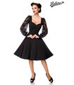 elegantes Kleid mit Spitzenärmel