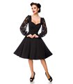 elegantes Kleid mit Spitzenärmel