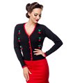 Strickjacke mit Kirschen