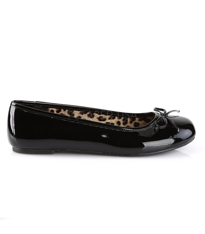 Pleaser Ballerinas ANNA-01 Schwarz