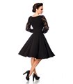 elegantes Kleid mit Spitzenärmel