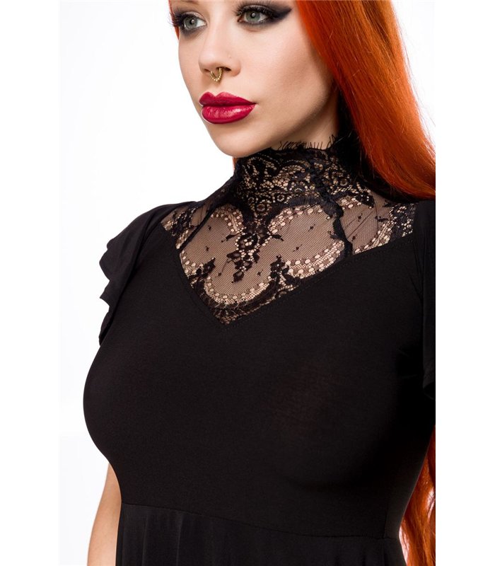 Kleid mit Spitzeneinsatz