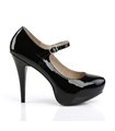 Mary Janes CHLOE-02 - Lack Schwarz