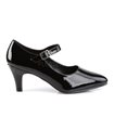 Mary Jane Pumps DIVINE-440 - Lack Schwarz