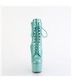 Plateau enkellaarzen - ADORE-1020GP - mint glitter | Pleaser