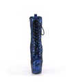 ADORE-1040SPF - Platform Ankle Boots - Blue Shimmering | Pleaser