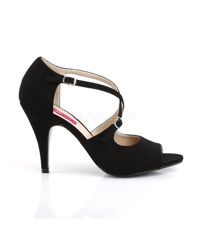 Peeptoe Sandalette DREAM-412 - Schwarz