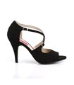 Peeptoe Sandalette DREAM-412 - Schwarz