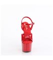 ADORE-709GP - Plateau sandaal met hoge hak - rood met glitters | Pleaser