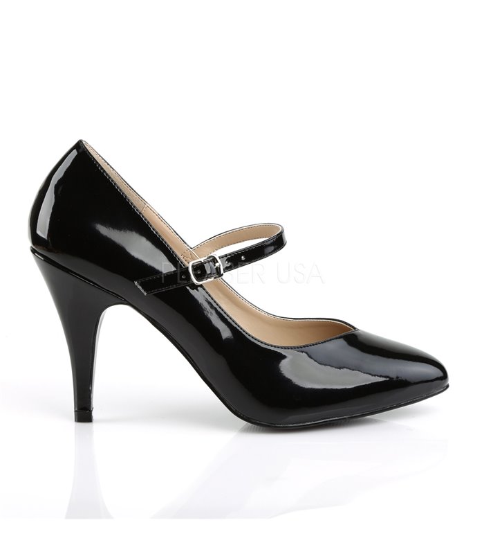 Mary Jane Pumps DREAM-428 - Lack Schwarz