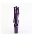 FLAMINGO-1040GP - platform ankle boots - purple shiny with glitter | Pleaser