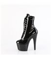 ADORE-1020GP - Platform ankle boots - black/glitter shiny | Pleaser