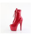 ADORE-1020GP - Platform Ankle Boots - Shiny Pink | Pleaser