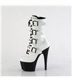 ADORE-1046TT - Ankle Boots - White/Black | Pleaser