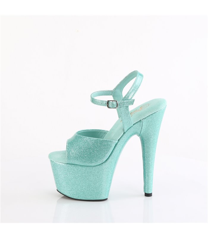 Koi Footwear Patent Platform Heels - Teal – Dolls Kill