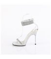 CHIC-40 - sandals - silver/strass | Pleaser