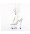 MOON-1021C-DIA - Platform ankle boot - Clear | Pleaser