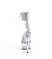 DELIGHT-624RS - Platform high heel sandal - clear with rhinestones | Pleaser