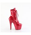 ADORE-1020GP - Platform Ankle Boots - Shiny Pink | Pleaser
