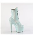 ADORE-1020SDG - platform ankle boots - baby blue with shimmer | Pleaser