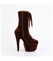 ADORE-1045VEL - Platform ankle boots - brown velour | Pleaser