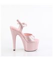 ADORE-709GP - Plateau High Heel Sandalette - Rosa Glitzer | Pleaser