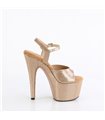 ADORE-709GP - Plateau High Heel Sandalette - Gold mit Glitzer | Pleaser