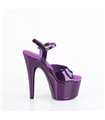 ADORE-709GP - Plateau High Heel Sandalette - Lila Lack mit Glitzer | Pleaser