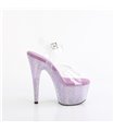 BEJEWELED-708RRS - Platform high heel sandal - purple with rhinestones | Pleaser