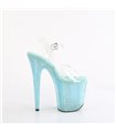 BEJEWELED-808RRS - Platform high heel sandal - turquoise with rhinestones | Pleaser