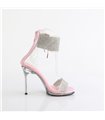 CHIC-47 - sandal - pink with rhinestones | Fabulicious