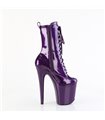 FLAMINGO-1040GP - platform ankle boots - purple shiny with glitter | Pleaser