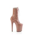 FLAMINGO-1040TT - Plateau Stiefelette - Beige/Weiß | Pleaser