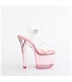 LOVESICK-708T - Plateau High Heel Sandalette - Rosa/Klar | Pleaser