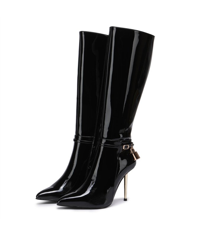 Giaro Boots LEANDRA BLACK SHINY