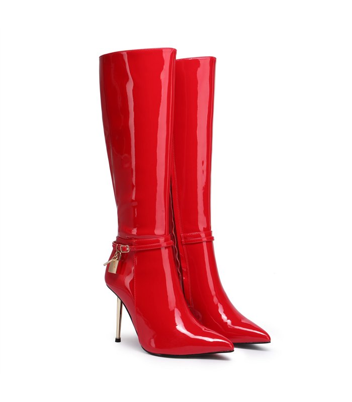 Giaro Stiefel LEANDRA Rot Glänzend