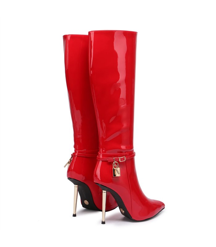 Giaro Stiefel LEANDRA Rot Glänzend