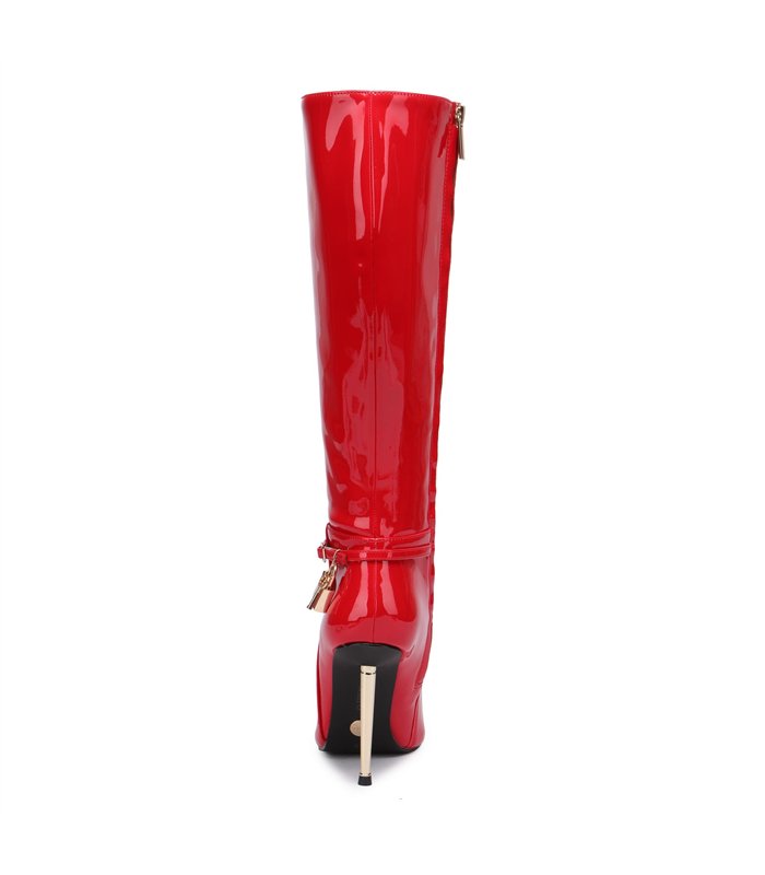 Giaro Stiefel LEANDRA Rot Glänzend