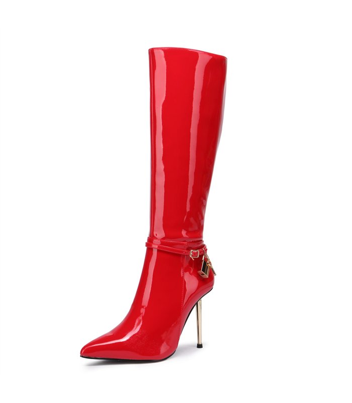 Giaro Stiefel LEANDRA Rot Glänzend