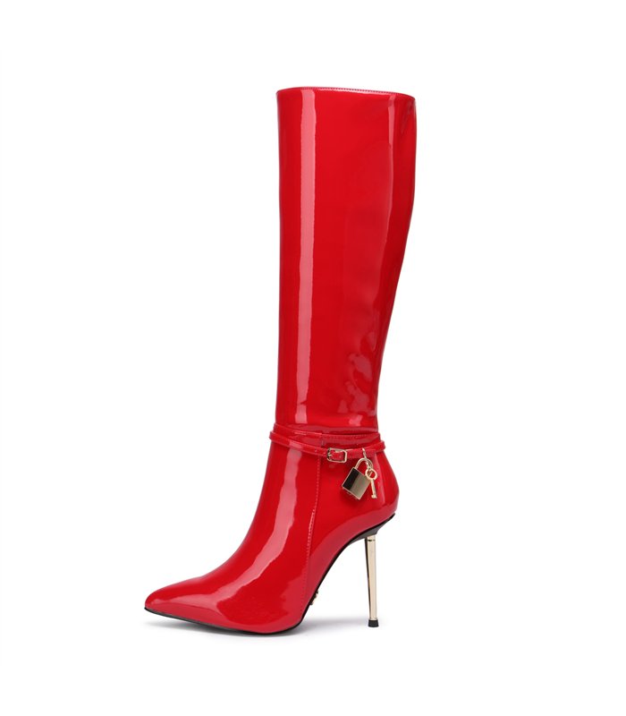 Giaro Stiefel LEANDRA Rot Glänzend