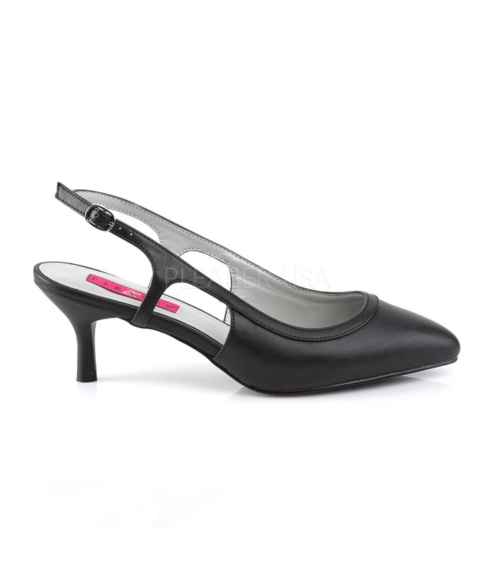 Pleaser Pumps KITTEN-02 Schwarz