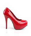 Plateau Pumps TEEZE-06W - Rot (Weit)