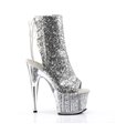 Plateau Stiefelette ADORE-1018G - Silber