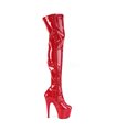 Plateau Overknee Stiefel ADORE-3000 - Lack Rot