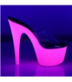 Plateau High Heels ADORE-701UVG - Neon Pink