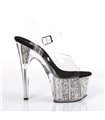 Plateau High Heels ADORE-708CG - Silber