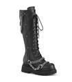 RENEGADE-215 Plateau Stiefel Schwarz Matt | DemoniaCult