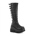 SHAKER-232 Plateau Stiefel Schwarz | DemoniaCult